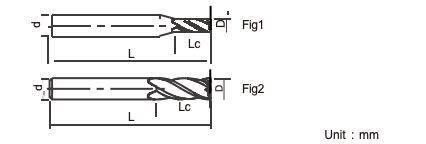 High Durability Stainless Steel End Mills 4 Flute High Precision For Slotting