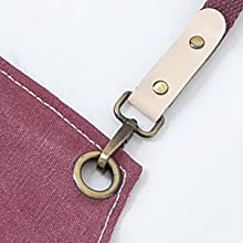 Gardening Work Garden Tools Storage Aprons Waterdrop Resistant Cotton Canvas Cross Back Adjustable Apron