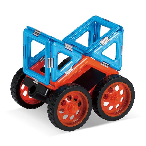 Motorcycle Toy Magnetic Shapes Building Set Smart DIY Assembling For 3 Years+ Kids