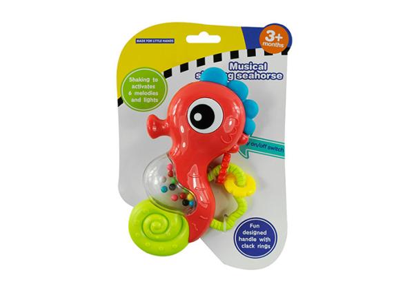 Plastic Baby Rattles And Toys Cell Phone , Soft Teething Toys For Babies
