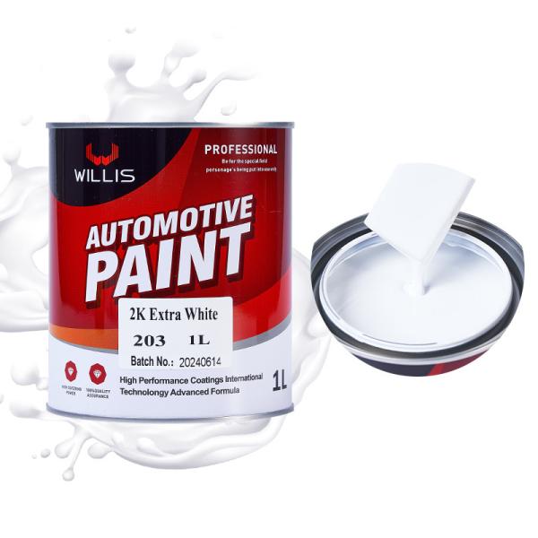 Corpo de carro branco metálico Touch Up 2k Auto Spray Paint Resistente à água