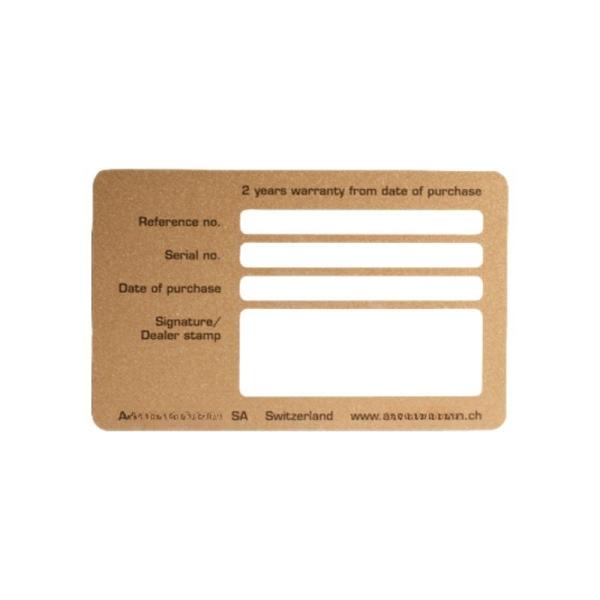 Jewelry Watch Warranty card PVC Plastic Quality After-sales Service Card Warranty Card Holographic Anti-counterfeiting