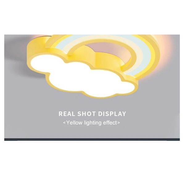 Princess Room Light Fixtures Bedroom And Warm Simple Cartoon rainbow ceiling light(WH-MA-300)