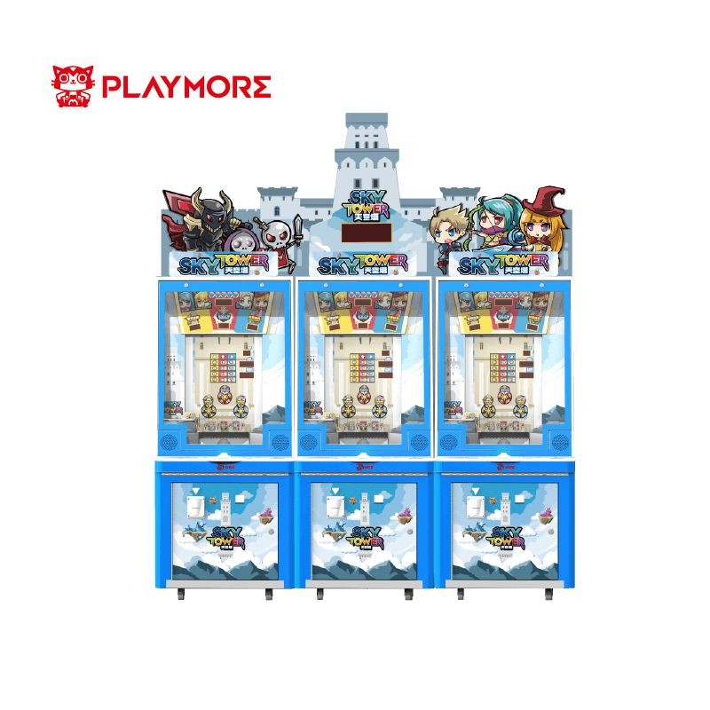 Игрок 1000W игрового автомата 3 выкупления башни неба толкателя монетки