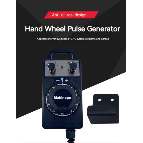 MAKINOPC CNC Machine Tool Fanuc Electronic Handwheel Pulse Japanese Band Switch with Green LED Indicator Light