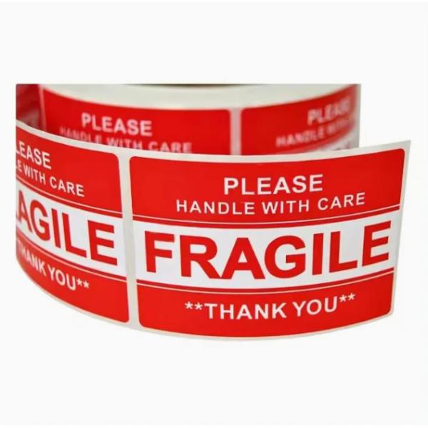 Various Shiny Colors Glassine Adhesive Sticker  For Food Industry