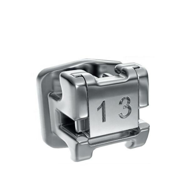 Q Type Self Ligating Dental metal Orthodontic Bracket Ortodoncia With 345 Hooks