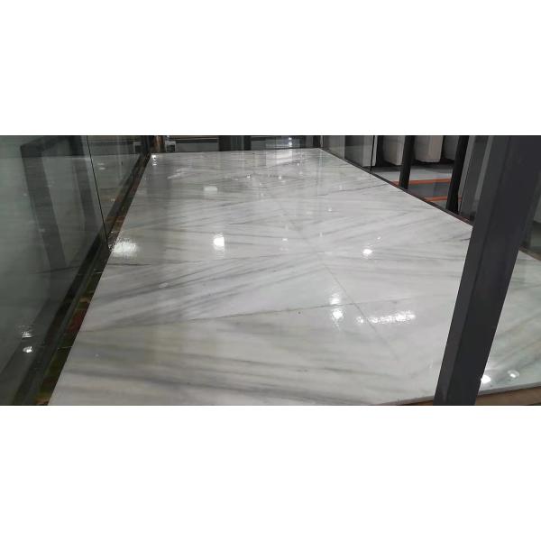 Grey Veins Marble Backlit Pure White Jade Onyx Stone