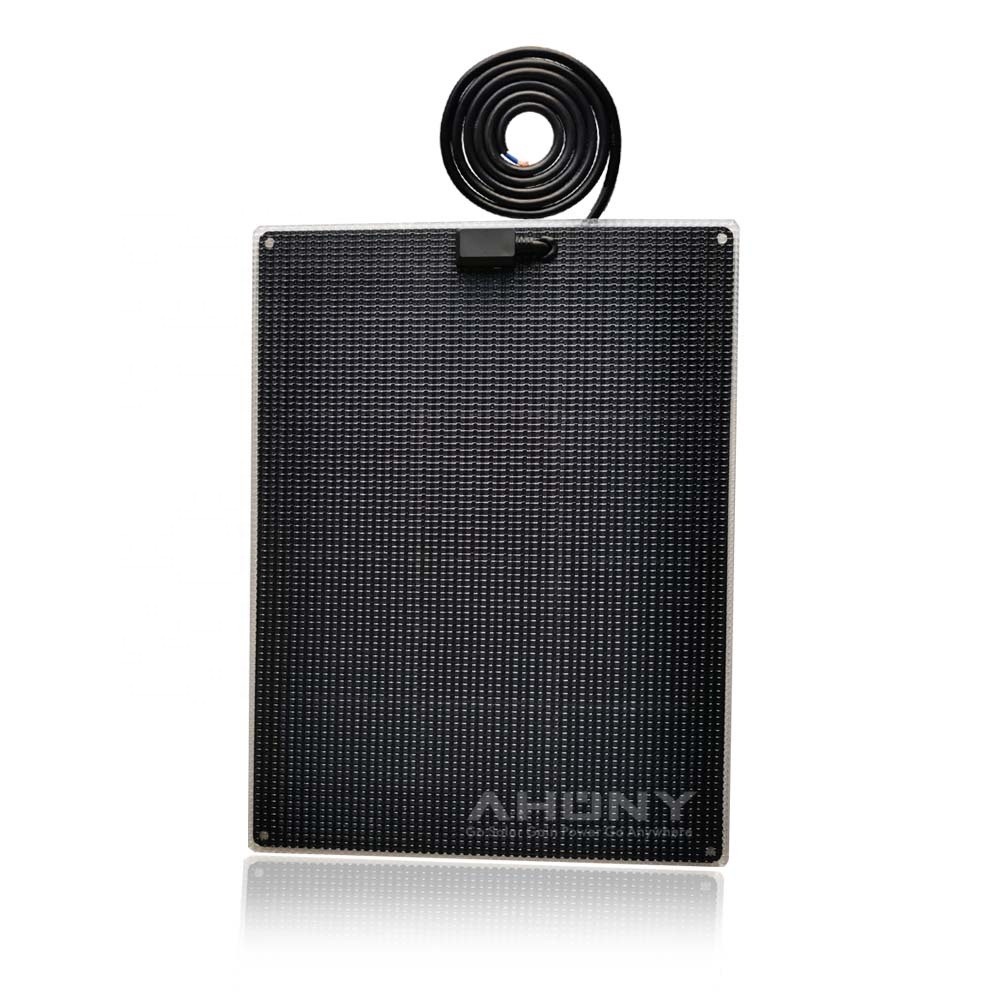 Солнечная энергия полужесткие солнечные батареи 40w Прозрачные солнечные батареи PV модуль ходьба на прочной для морской плавающей светлую палубу