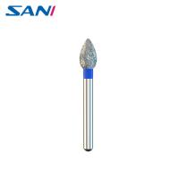 Certificat dentaire argenté d'OIN de FDA de la CE de l'acier inoxydable 11mm FG Diamond Bur With