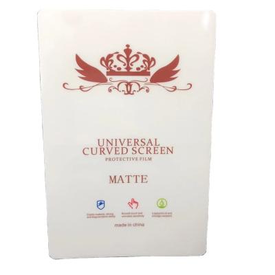 Coagulação de água TPU Film Screen Protector 2.5D Radian For Mobile Phone