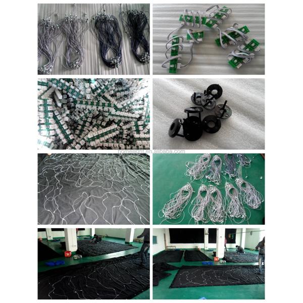 3500K-7500K Stage LED Curtain ,  Twinkle Star LED Curtain For Wedding Party Disco Events