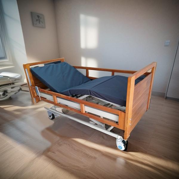 Foldable 3 Function Electric Nursing Home Beds for Patient Disability Care