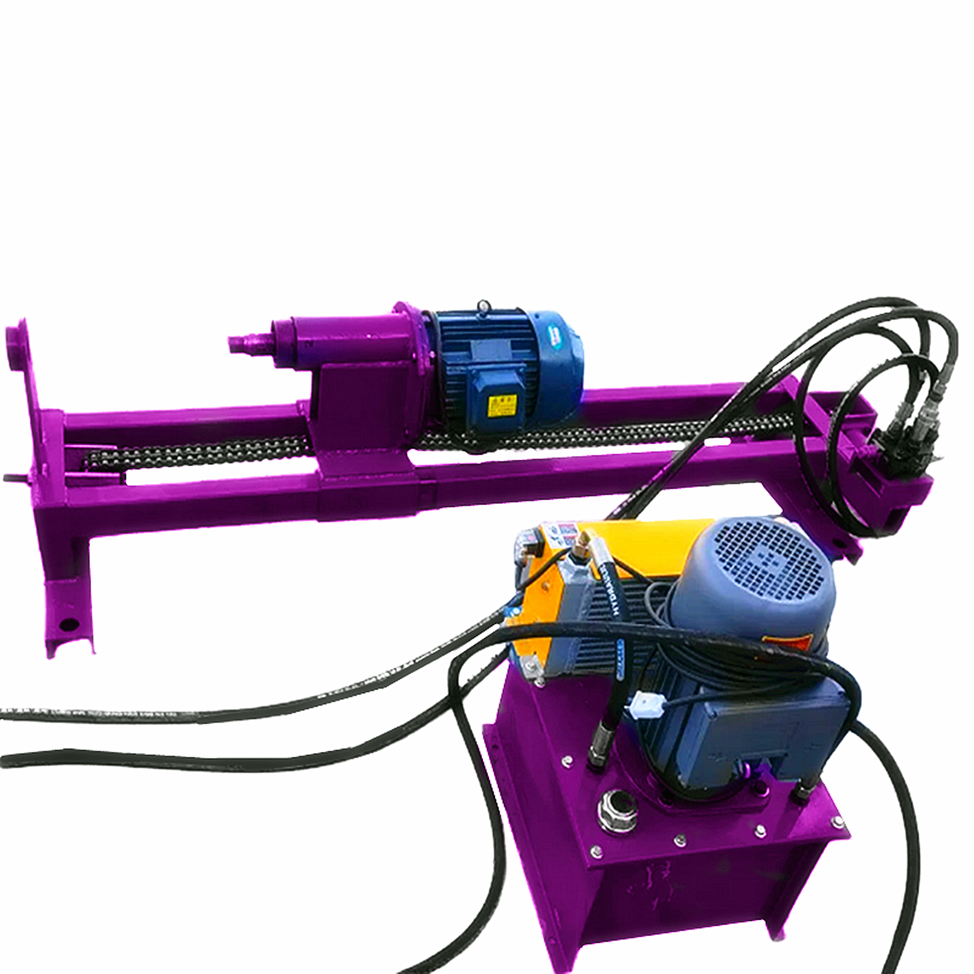 Hydraulic Controlling DTH Drilling Rig with Light Weight High Drilling Efficiency and 3000N.m Max Torque for Mining and Water Well Projects