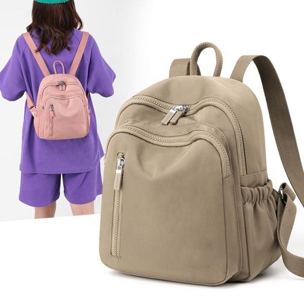 Fashion Vintage Nylon Shoulder Backpack Travel Rucksack Sling Notebook Bag For Women