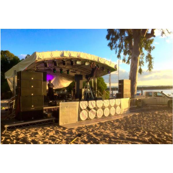 Double 10 Inch Passive Line Array Speaker Cabinet Design Birch Plywood