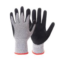 Guantes de seguridad industrial antideslizantes de algodón poliéster guantes de jardinería