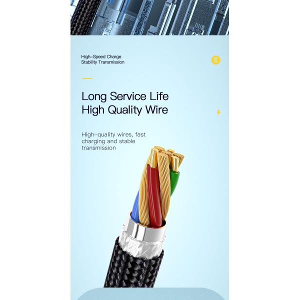 Fast Charging Type C Cable 6A 1M 2M 3M 66W Fully Compatible Cable Type C