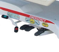 Chariot-brancard de transfert de patients d'hôpital à élévation et abaissement hydrauliques