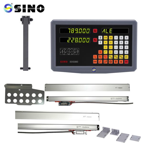 SINO Escala magnética lineal Dro Kit SDS2MS Lectura digital de 2 ejes para fresadoras