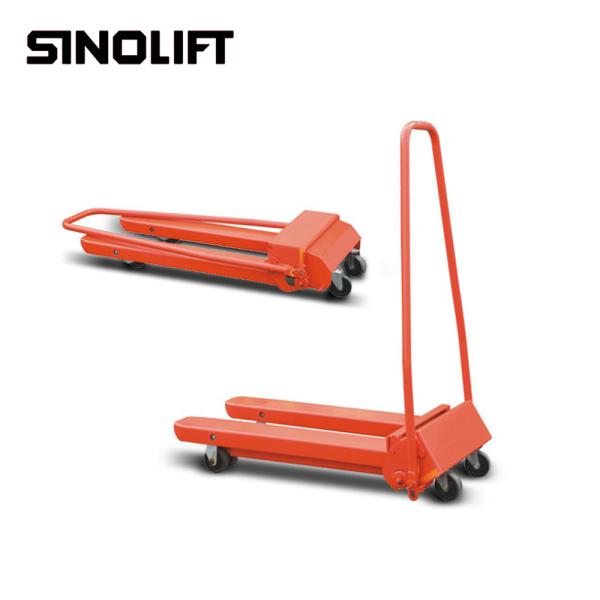 MX Hand Mechanical truck lifter Foldable Hydraulic Pallet Truck Lifting Height 145mm Loading Capacity 300kg