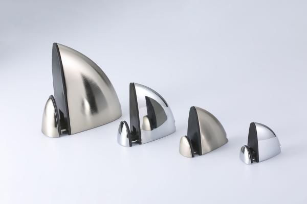 Antirust Sturdy Glass Shelf Clips Aluminium Material Wear Resistant