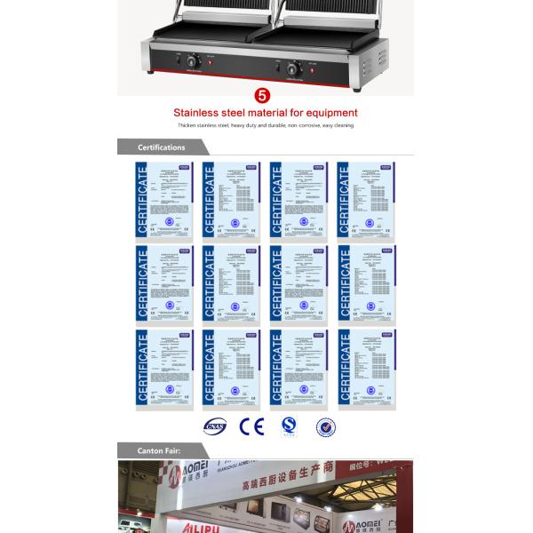 Электрический грейдер с неклеящимся эмалированным покрытием для торгового тостера сэндвичей с стейком