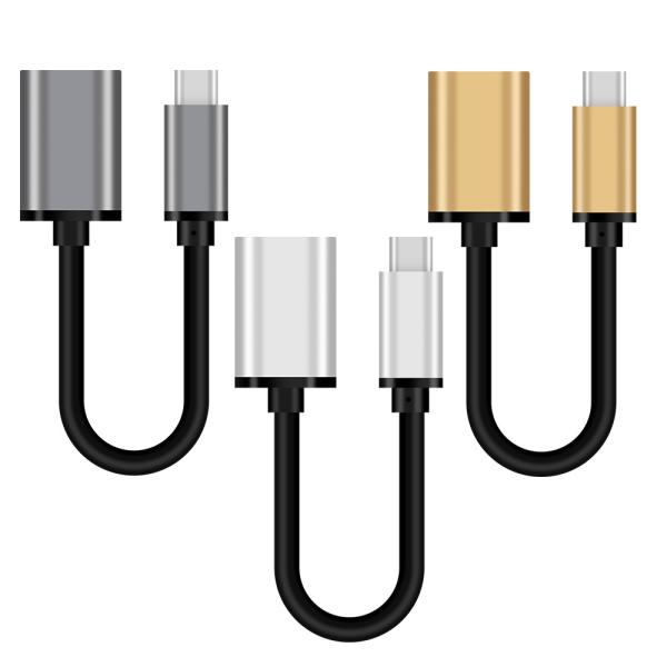 Metal Head 5Gbps Usb C Female To Micro Usb Male Otg