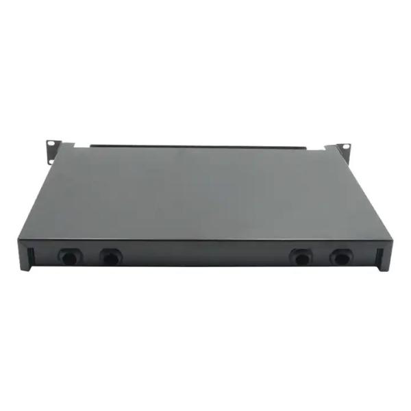 Rack Mounted Sliding Type 1U 24 Port Fiber Patch Panel LC UPC Quad Fully Loaded 96 Core ODF