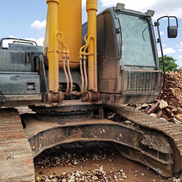 Hyundai 225 équipement d'excavation d'occasion grosse machine de construction d'occasion creuseur