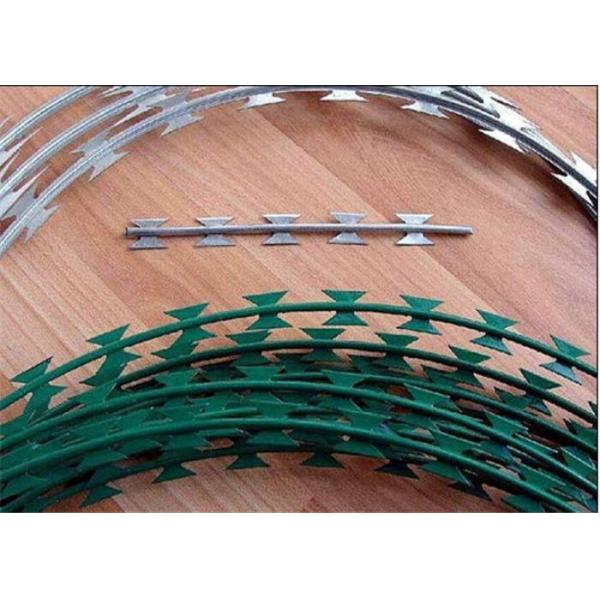 PVC покрыл провод лезвия бритвы диаметра длины 450mm 7m наружный