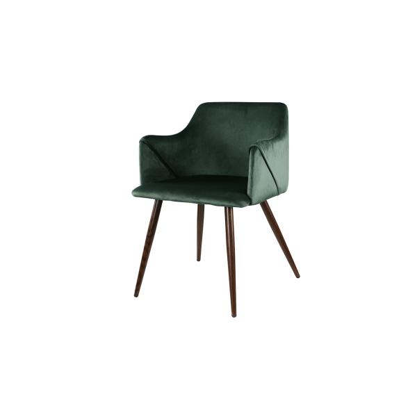 Luxury Modern Living Room 0.21CBM 14.5KGS Metal Velvet Chair