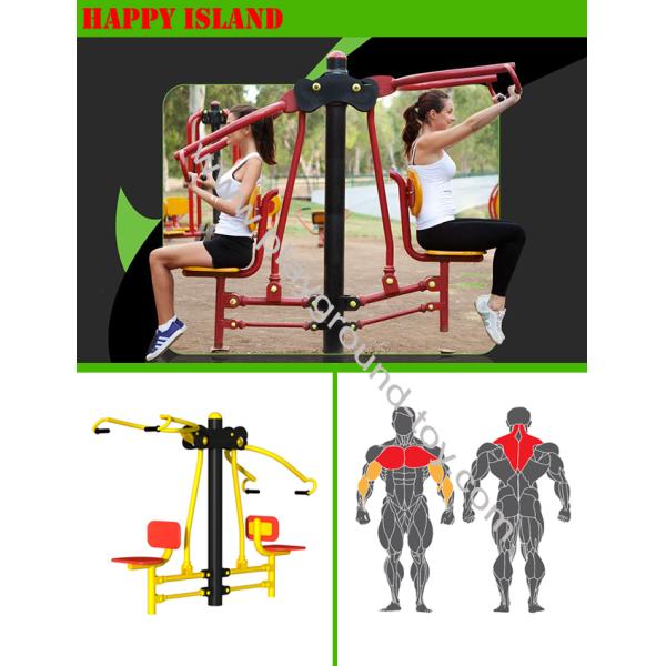 Double Pull And Push Outdoor Fitness Equipment For Park
