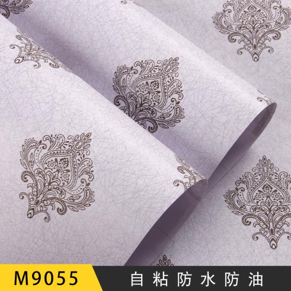 0.45m Floral PVC Wallpaper Self Adhesive Vinyl Peel Stick Wallpaper For Home Decoration