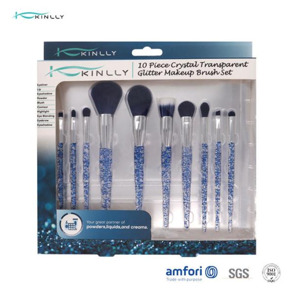 ensemble de cadeau de brosse du maquillage 10pcs