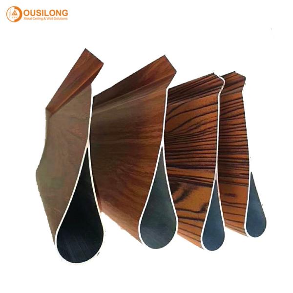 Gotejamento linear interno da água do teto do metal da tira para o teto suspendido, decoração da resistência do tempo