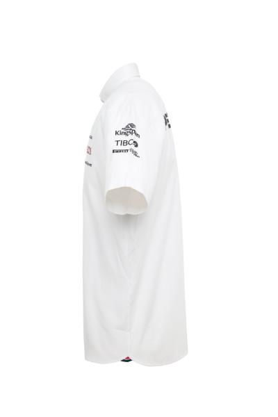 Impressão personalizada camisa de corrida S-XL F1 com logotipo bordado e tecido respirável