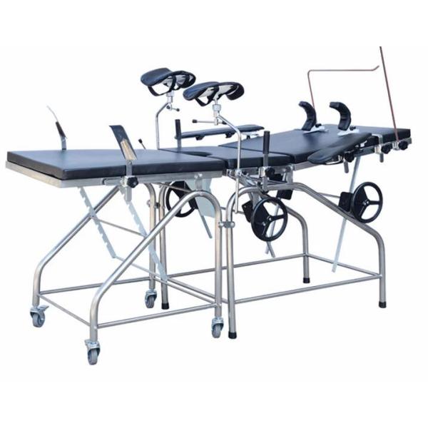 Hydraulic Manual Gynecology Obstetric Delivery Bed , Multifunction Maternity Delivery Bed