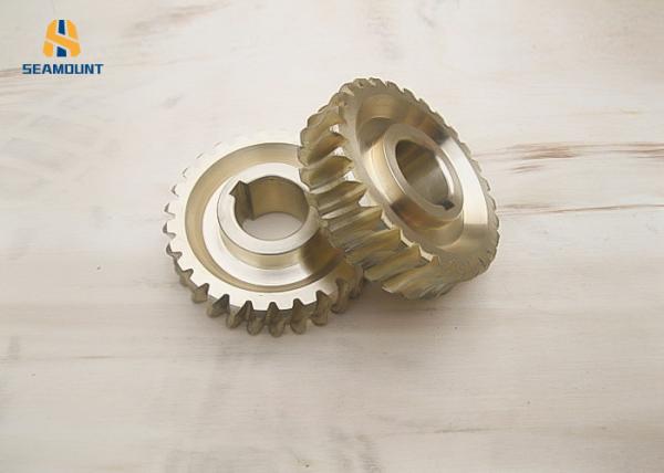 Customized Bronze  Brass Worm Gear Anti Abrasion High Load Capacity
