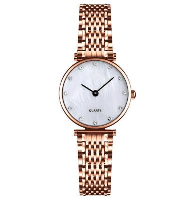 Q026 fashion girls womans quartz watches ladies quartz stainless steel case back watch
