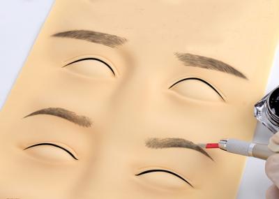 3D Eyebrow Tattoo Practise Skin , Moderate Thickness Artificial Tattoo Skin