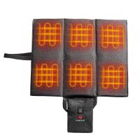 Cushion de assento aquecido dobrável multifuncional Pad de assento aquecido recarregável 3 configurações de temperatura com porta USB