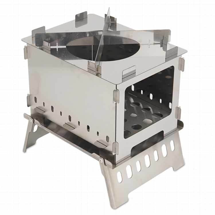 20*15*21 cm or OEM Fire Pits Stainless Steel Mini Foldable Camping Stove for Picnics
