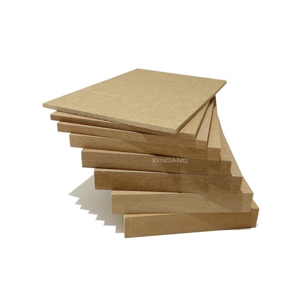 Sustainable 9mm 12mm Plain MDF Panel Board  For Commercial Wall Paneling ENF Standards