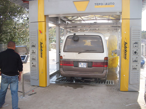 Electric Brushed Car Washer Stainless Steel With Pneumatic Control System