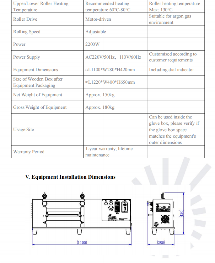 400mm Width Heated Electric Calendering Machine Roll Press with 0.02mm Gap Adjustment Precision for Lab Battery Electrode R&D