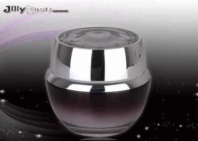High 61mm Shell Is Dark PMMA Plastic Jars With Lids Jet Molding Technology