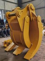 5 a 50 toneladas Manual Mecânico Log Grab Excavator Grapple para madeira, pedra e demolição