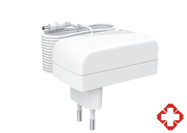 IEC/EN 60601 Certified 24W max Medical Power Supply, 12V/9V/5V/24V/36V Medical AC Adapter