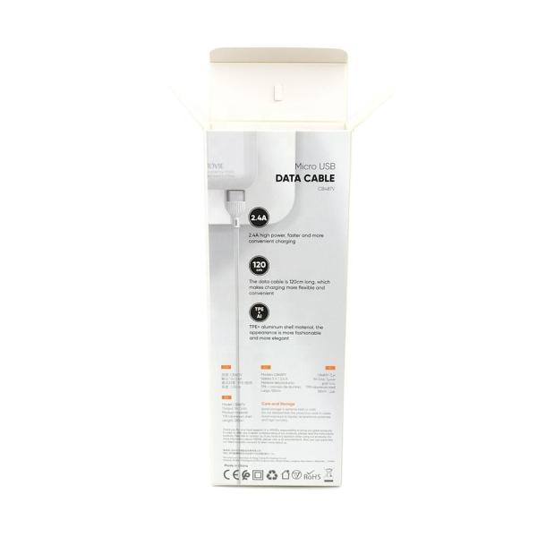 Caja de embalaje de productos electrónicos de papel, micro USB, cable de datos, caja de embalaje con impresora